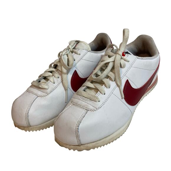 Nike Women’s Cortez Leather Heritage Retro Wedge Trainer Running Sneaker Shoes - Picture 2 of 10